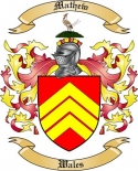 Mathew Family Crest from Wales