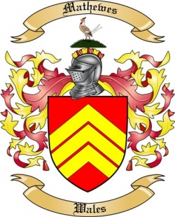 Mathewes Family Crest from Wales