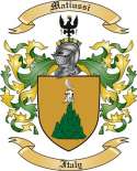 Matiussi Family Crest from Italy