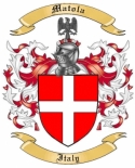 Matola Family Crest from Italy