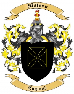 Matson Family Crest from England
