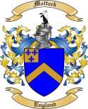 Mattack Family Crest from England