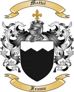 Mattei Family Crest from France2
