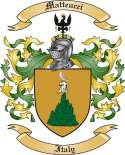 Matteucci Family Crest from Italy
