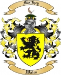 Matthey Family Crest from Wales2