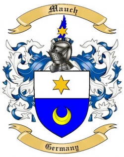 Mauch Family Crest from Germany