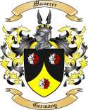 Mauerer Family Crest from Germany
