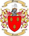 Maupy Family Crest from France