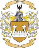 Maute Family Crest from Italy