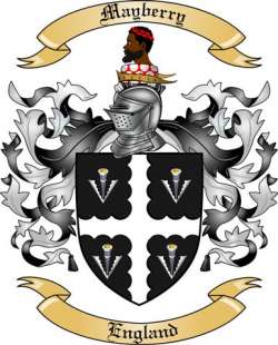 Mayberry Family Crest from England