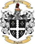 Maybury Family Crest from England