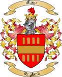 Maye Family Crest from England