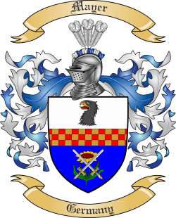 Mayer Family Crest from Germany