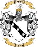 Mayhand Family Crest from England