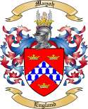 Mayoh Family Crest from England