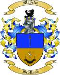 McAfee Family Crest from Scotland