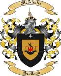 McAlister Family Crest from Scotland