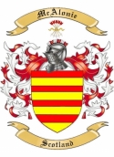 McAlonie Family Crest from Scotland