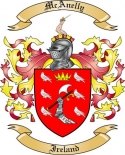 McAnelly Family Crest from Ireland
