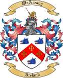 McAreavy Family Crest from Ireland