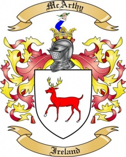 McArthy Family Crest from Ireland