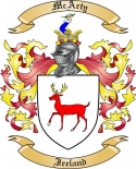 McArty Family Crest from Ireland