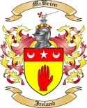 McBrien Family Crest from Ireland
