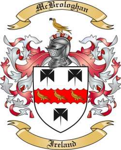 McBrologhan Family Crest from Ireland