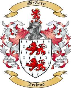 McCarn Family Crest from Ireland
