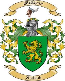 McChain Family Crest from Ireland
