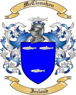 McClanahan Family Crest from Ireland