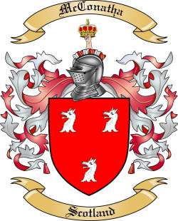 McConatha Family Crest from Scotland