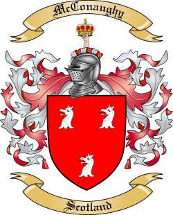 McConaughy Family Crest from Scotland
