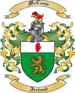 McConn Family Crest from Ireland