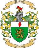 McConn Family Crest from Ireland