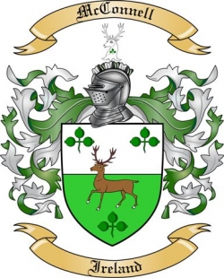 McConnell Family Crest from Ireland