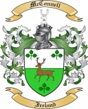 McConnell Family Crest from Ireland