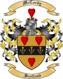 McCordy Family Crest from Scotland