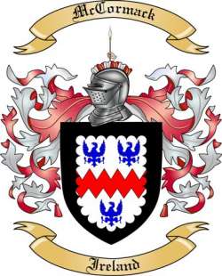 McCormack Family Crest from Ireland