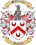 McCorrister Family Crest from Scotland