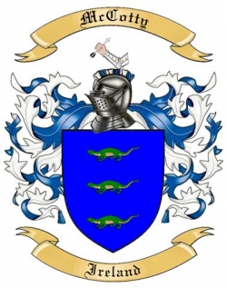 McCotty Family Crest from Ireland