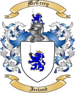 McCrery Family Crest from Ireland