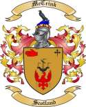 McCrink Family Crest from Scotland