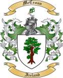 McCroan Family Crest from Ireland
