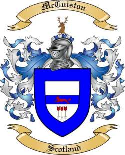 McCuiston Family Crest from Scotland