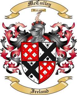 McCulley Family Crest from Ireland