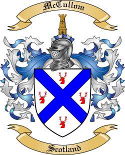 McCullom Family Crest from Scotland