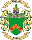 McCurly Family Crest from Ireland