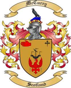 McCurry Family Crest from Scotland