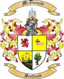 McDonald Family Crest from Scotland